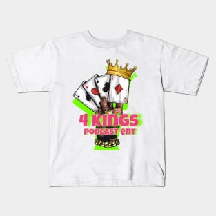 Pink and Green Logo Kids T-Shirt